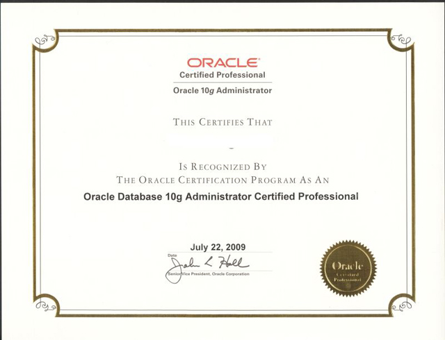 ORACLE OCP֤